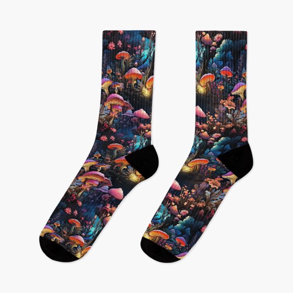 Item preview, Magic Mushrooms Psychedelic Forest designed and sold by tivaslove.