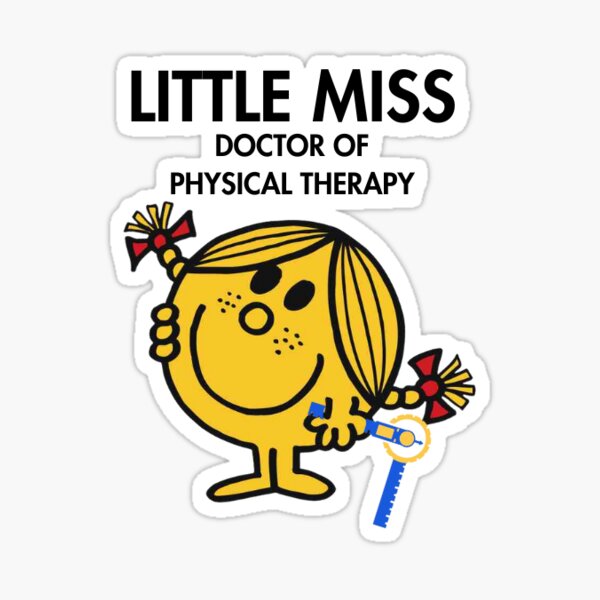 Item preview, Little Miss Physiotherapie (mit Goni) designed and sold by piazzadeldesign.