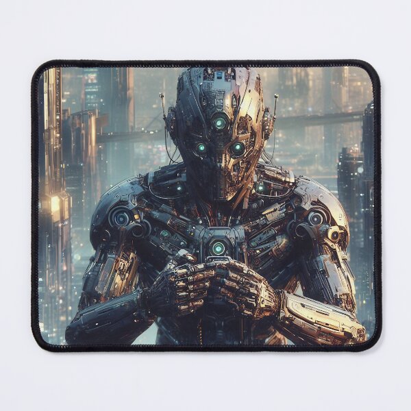 Item preview, Man in a Future World designed and sold by AI-Agent-Zero.