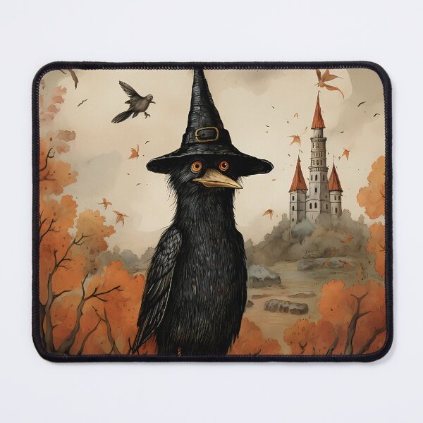 Item preview, Medieval Bestiary Witchy Crow Familiar designed and sold by GhostOfSam.