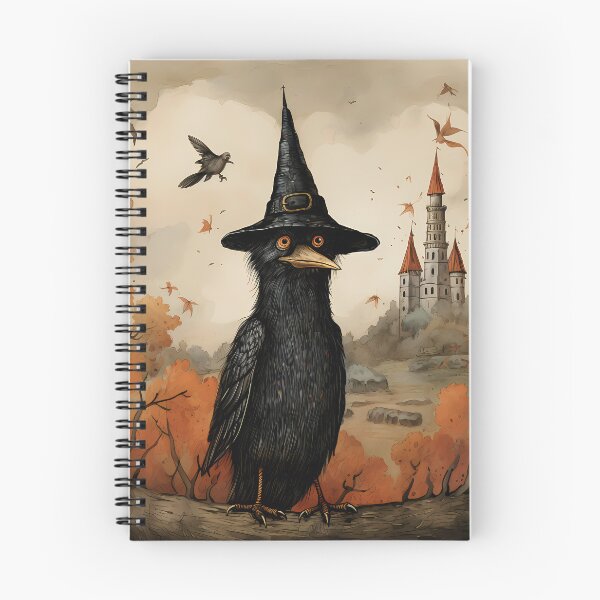 Artikelvorschau, Mittelalterliches Bestiarium Witchy Crow Familiar entworfen und verkauft von GhostOfSam.