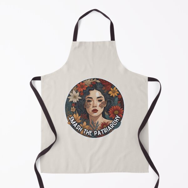 Item preview, Smash the patriarchy woman surrounded by flowers designed and sold by WildStudiio.
