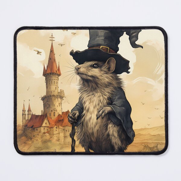 Item preview, Medieval Bestiary Witches Mouse Familiar designed and sold by GhostOfSam.