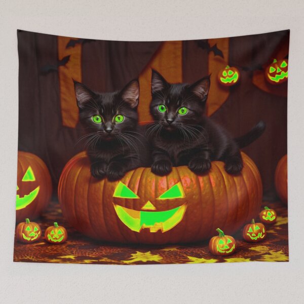 Item preview, Halloween Cats designed and sold by CaroleAnne3.