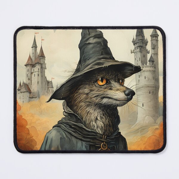 Item preview, Medieval Bestiary Witches Fox Familiar designed and sold by GhostOfSam.
