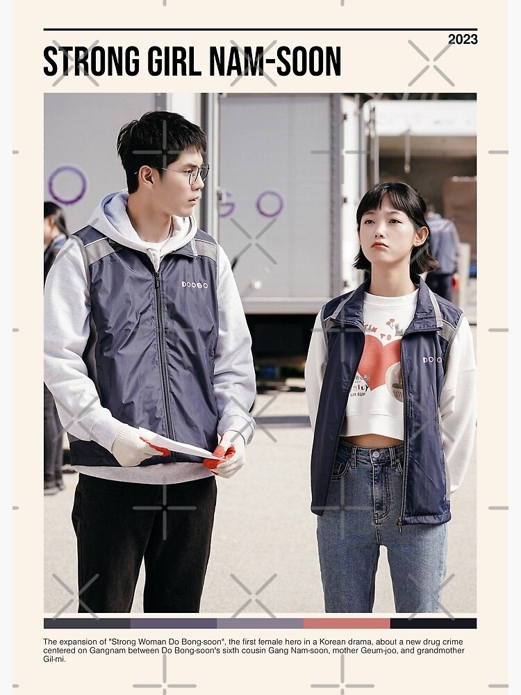 Strong Girl Nam-soon, Minimalist kdrama (2023) Poster