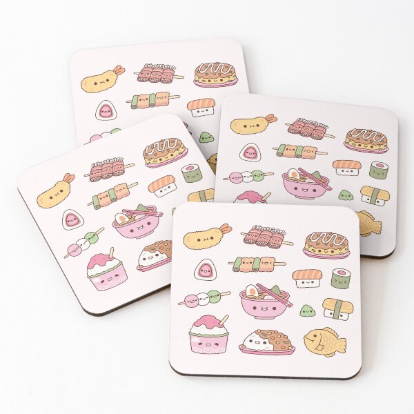 Item preview, Cute Japan Food Set And Pattern designed and sold by rustydoodle.