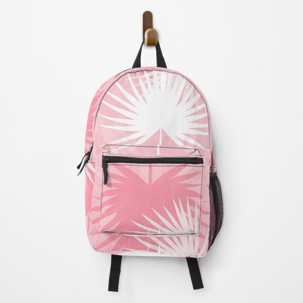 Item preview, Fan Palm Leaves In Pink Modern Botanical designed and sold by Glimmersmith.