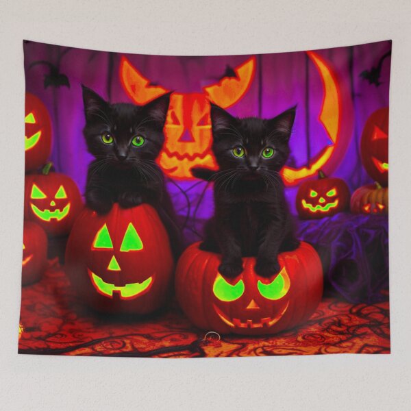 Item preview, Halloween Cats designed and sold by CaroleAnne3.