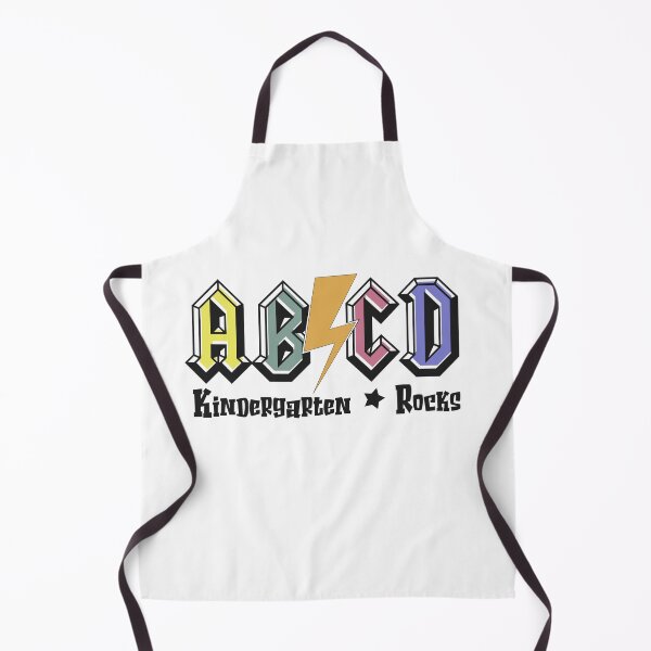 Item preview, ABCD - Kindergarten Rocks" vintage ACDC music style designed and sold by Dolphin Graphic.