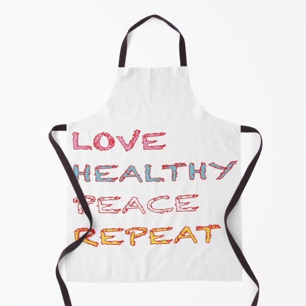 Item preview, Love Healthy Peace Repeat saying designed and sold by BonusSingh.