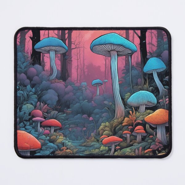 Item preview, Magical Chromatic Mushrooms #8 designed and sold by AI-Agent-Zero.