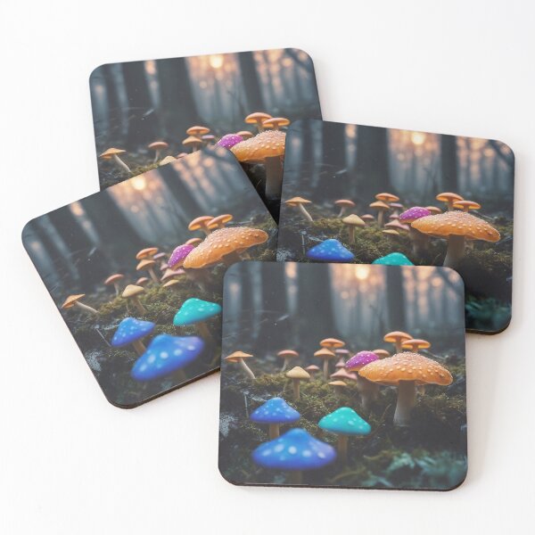 Item preview, Magical Chromatic Mushrooms #9 designed and sold by AI-Agent-Zero.