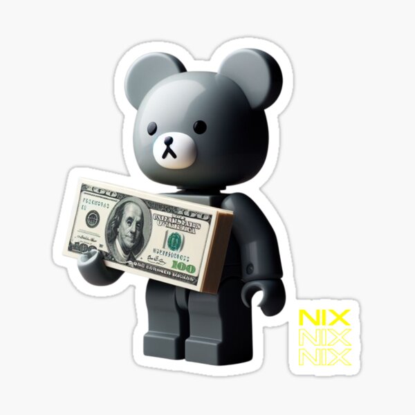 5 Pcs Bearbrick Stickers -  Israel