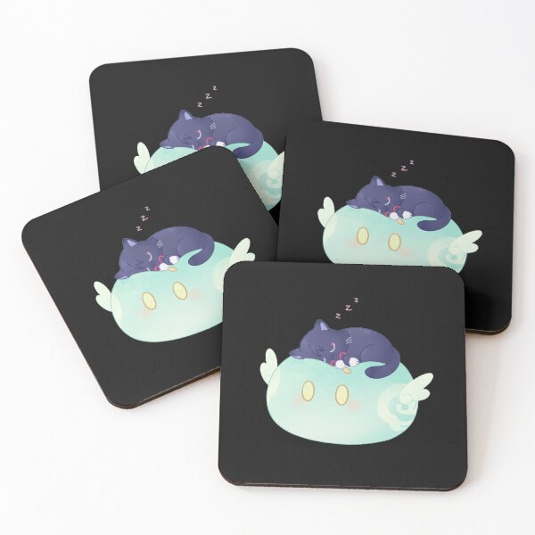 Item preview, Genshin Impact - The Wanderer Scaramouche Cat Slime designed and sold by RussellStudio.