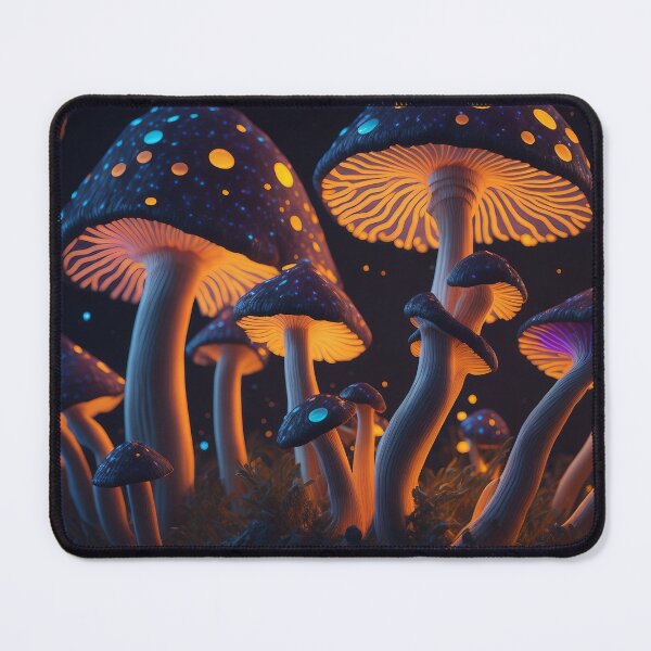 Item preview, Magical Chromatic Mushrooms #12 designed and sold by AI-Agent-Zero.