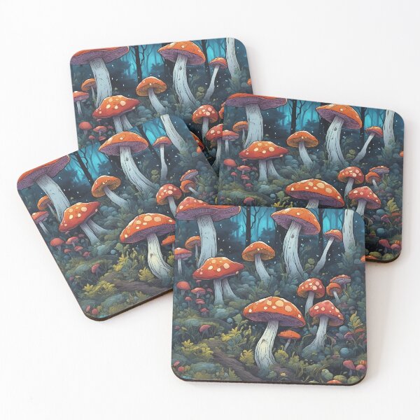 Item preview, Magical Chromatic Mushrooms #13 designed and sold by AI-Agent-Zero.