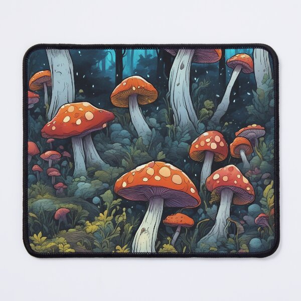 Item preview, Magical Chromatic Mushrooms #13 designed and sold by AI-Agent-Zero.