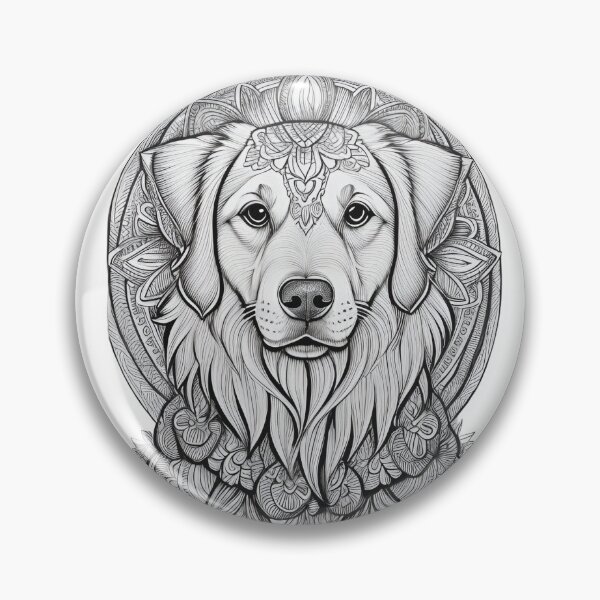 Artikelvorschau, Mandala-Hundekunst von pngart1.com entworfen und verkauft von pngart1.