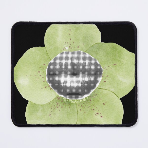 Item preview, lips collage green flower designed and sold by BrodloeRoepe.