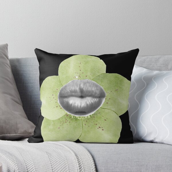 Item preview, lips collage green flower designed and sold by BrodloeRoepe.