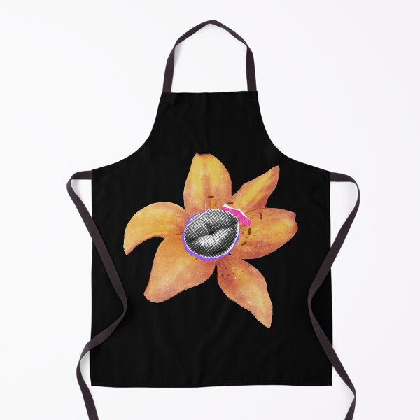 Item preview, lips collage orange flower designed and sold by BrodloeRoepe.