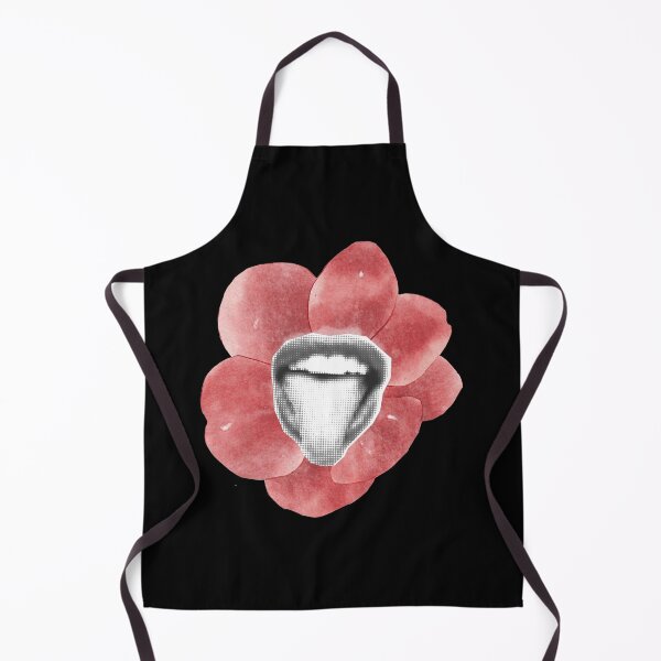 Item preview, lips collage red flower designed and sold by BrodloeRoepe.