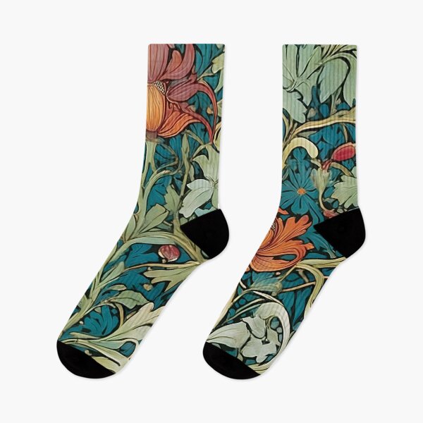 Item preview, Winter Blooms in William Morris Style designed and sold by Tamas Das.