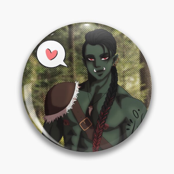 Item preview, You encounter the orc warchief! - pins designed and sold by monsterbfmat.