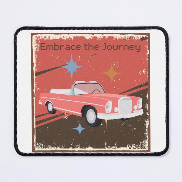 Item preview, Embrace the Journey Retro Art Nostalgia designed and sold by Motiv8ionArt.