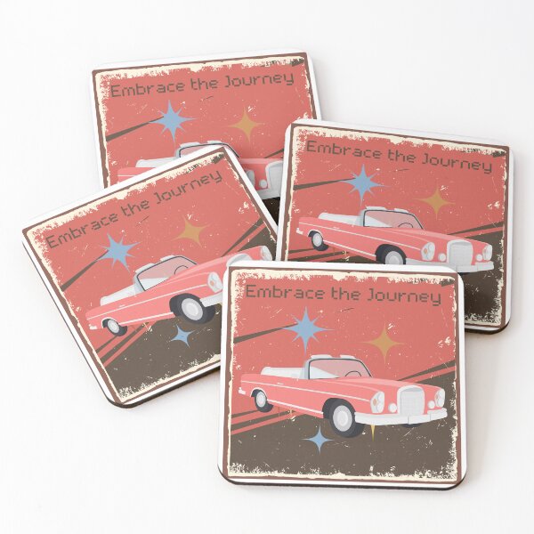 Item preview, Embrace the Journey Retro Art Nostalgia designed and sold by Motiv8ionArt.