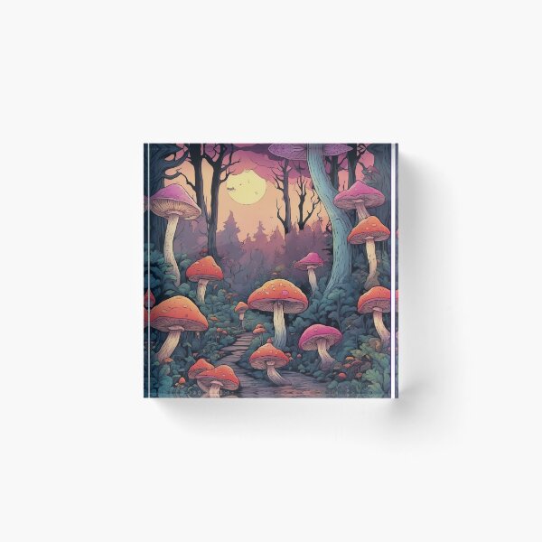 Item preview, Magical Chromatic Mushrooms #21 designed and sold by AI-Agent-Zero.