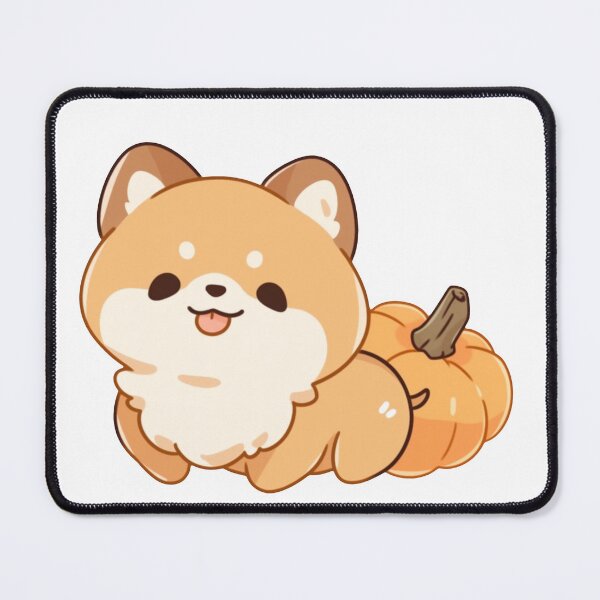 Item preview, Pumpkin Puppy: Cute and Playful designed and sold by TheBakaAnime.