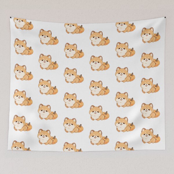 Item preview, Pumpkin Puppy: Cute and Playful designed and sold by TheBakaAnime.