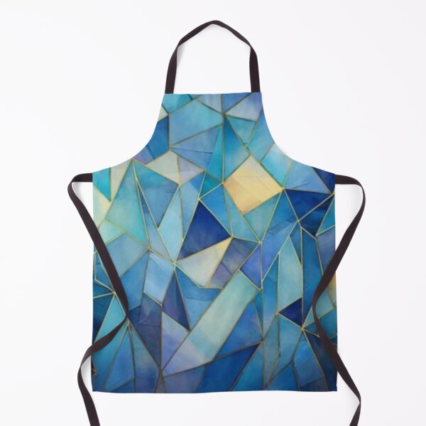Item preview, Shades of Blues Geometric Abstract Pattern designed and sold by GoeCentric.