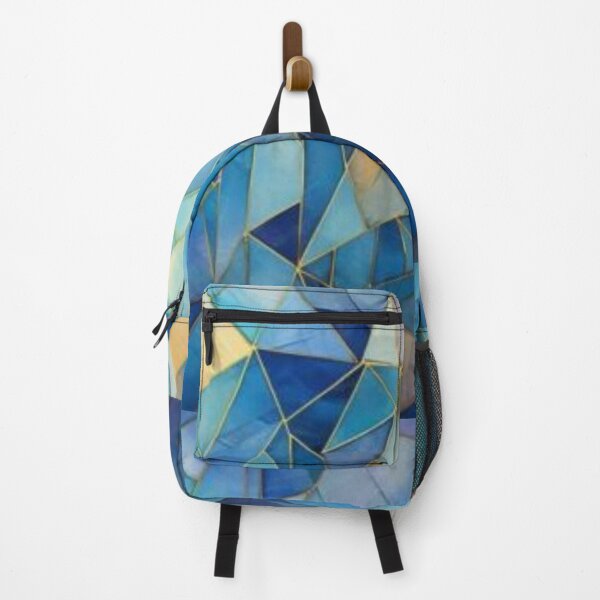 Item preview, Shades of Blues Geometric Abstract Pattern designed and sold by GoeCentric.