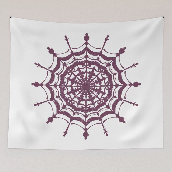 Item preview, Victorian Lace Spider Web Mandala - Snow + Beet designed and sold by Irene Estelle.