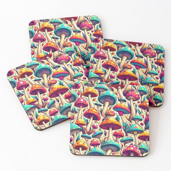 Item preview, Magical Chromatic Mushrooms #25 designed and sold by AI-Agent-Zero.