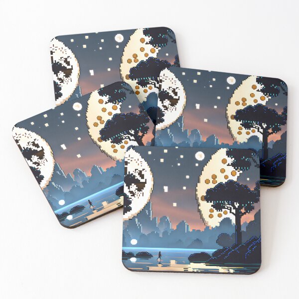 Item preview, Under Pixel Moons II Pixel Lake designed and sold by MoonsideGallery.