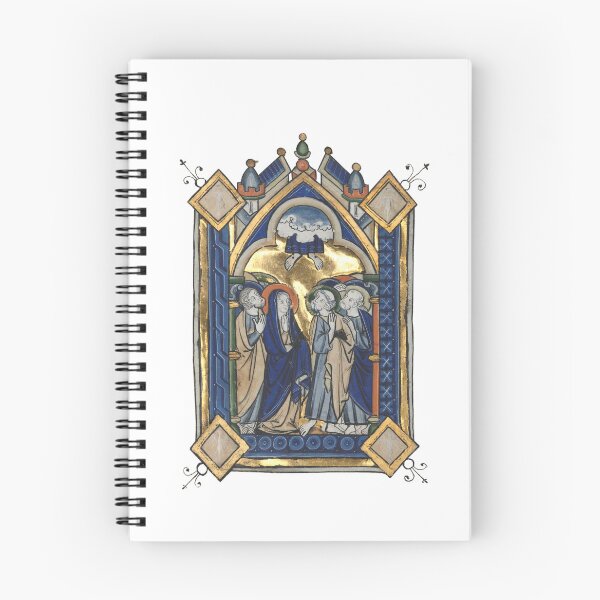 Item preview, The Ascension from Medieval Psalter (Flanders) designed and sold by CarolusMarcus | Medieval Sacred Art.