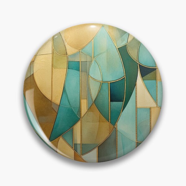 Item preview, Stain Glass Geometric Abstract Pattern designed and sold by GoeCentric.