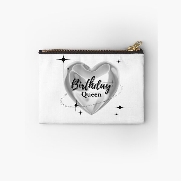 Item preview,  Birthday Queen squad Girl party black heart balloon y2k 90s designed and sold by TNwandesignart.