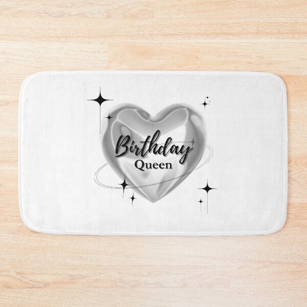 Item preview,  Birthday Queen squad Girl party black heart balloon y2k 90s designed and sold by TNwandesignart.