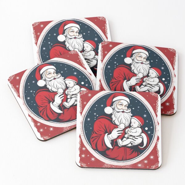 Item preview, Santa Claus Holding Baby Jesus Merry Christmas T-shirt designed and sold by PrintyArts.