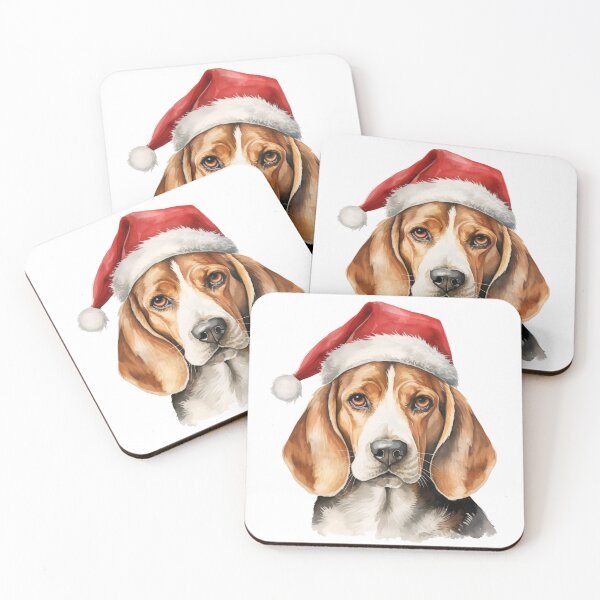 Item preview, A Christmas Beagle designed and sold by atomdigitalart.