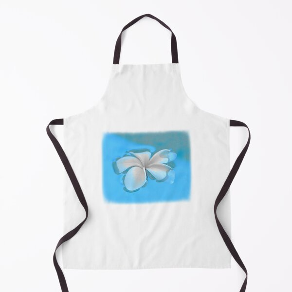 Aperçu de l'œuvre Fleur de frangipanier flottant dans l'eau avec bordure blanche créée et vendue par IPPhotography.