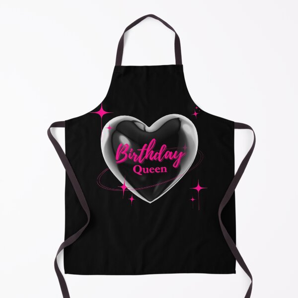Item preview, Birthday Queen squad Girl party pink heart balloon y2k 90s designed and sold by TNwandesignart.