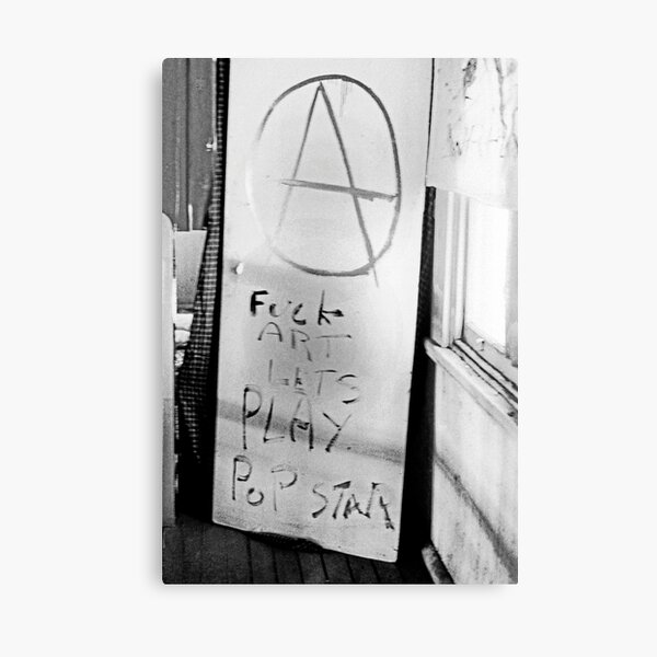 fuck art let's play popstar Canvas Print