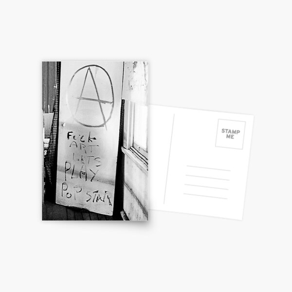 fuck art let's play popstar Postcard