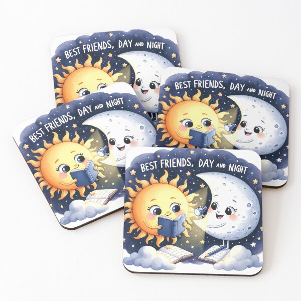 Item preview, Best Friends Day and Night designed and sold by Parody-is-King.